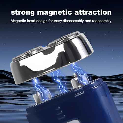 Mini Electric Shaver - USB C Fast Charge Portable Small Shavers for Men, Dual Head Pocket Shaver Washable Travel Electric Razor, Powerful Wet and Dry Mini Razor, Easy One Button Use