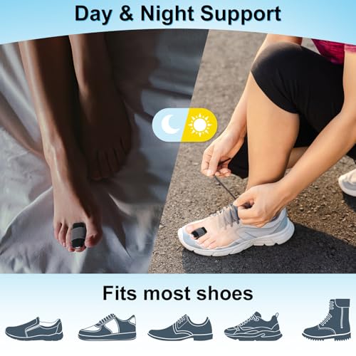 Hammer Toe Straightener with Aluminum Plate - Adjustable Toe Corrector