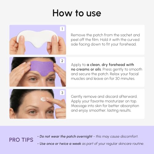 MAREE Forehead Wrinkle Patches – Collagen & Retinol