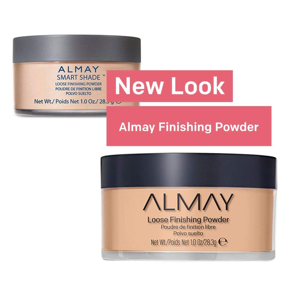 Almay Setting Powder, Face Makeup, Matte Loose Powder, Hypoallergenic, Cruelty Free, 100 Light, 1 Oz