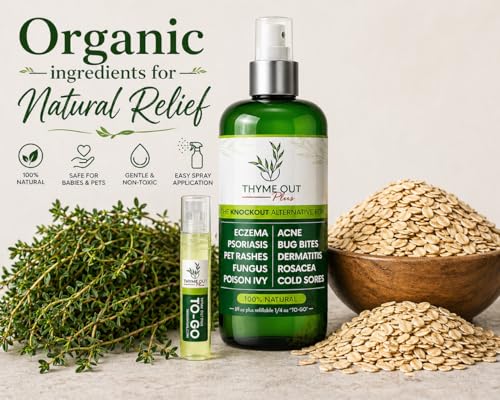 Thyme Out Natural Skin Relief Spray for Eczema, Acne & Irritation