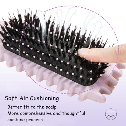 Curly Hair Brush with Soft Bristles | Reduce Pulling