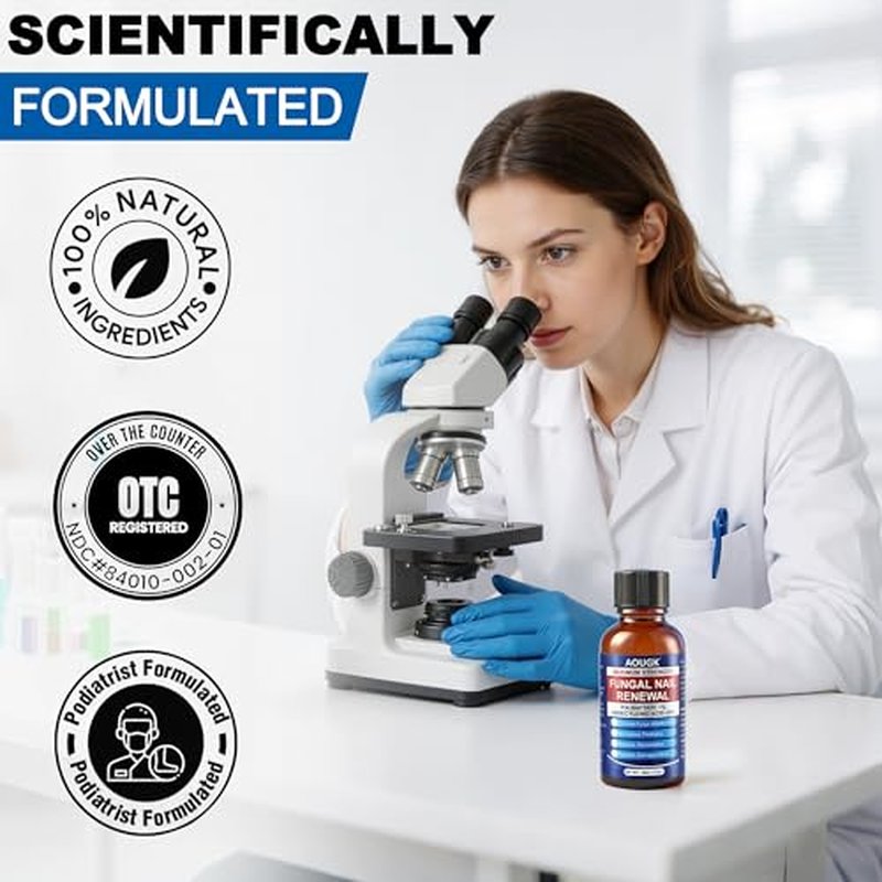 AOUGK Toenail Fungus Treatment - Extra Strength 25% Undecylenic Acid, 30ML