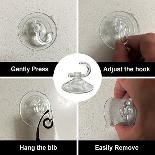 Beard Shaving Bib Non-stick Beard Grooming Catcher Beard Trimming Styling Bib with 2 Suction Cups and Storage Bag