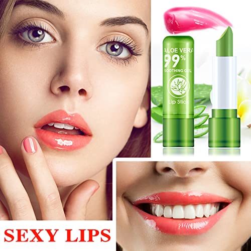 Aloe Vera Temperature Color Change Lipstick Set - 4 Pc