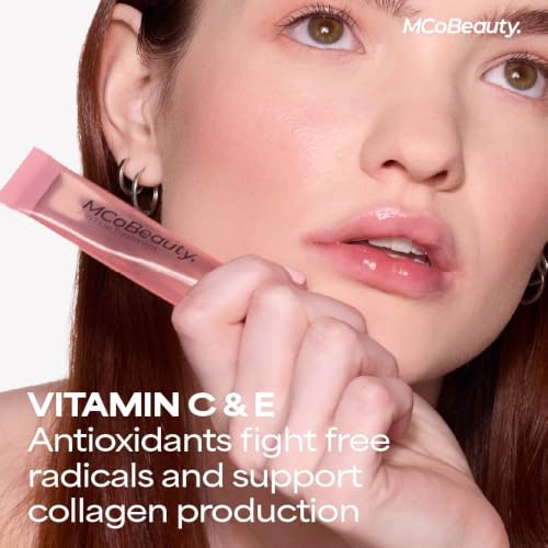MCoBeauty Glow and Treat 2-in-1 Lip Oil – Berry Tint