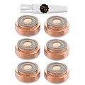 tuokiy Replacement Heads for Flawless Gen 2 Facial Hair Remover - 7 Piece Set