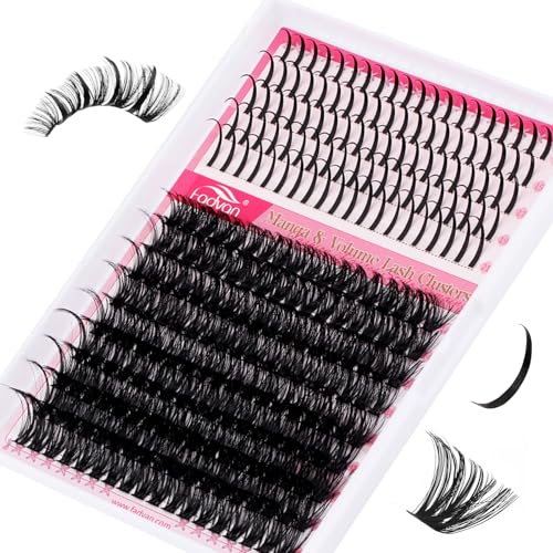FADVAN 80D Volume Lash Clusters 12-20mm with Spike Lashes