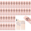 36 Sets Travel Size Makeup Brushes Set Mini Face Make Up Brushes Makeup Gifts for Bridesmaids Wedding Bridal Shower Makeup Party