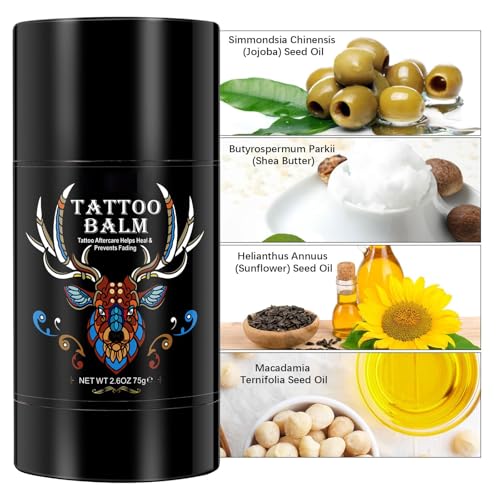 Tattoo Aftercare Butter Balm 2.6 oz - Healing & Color Brightener