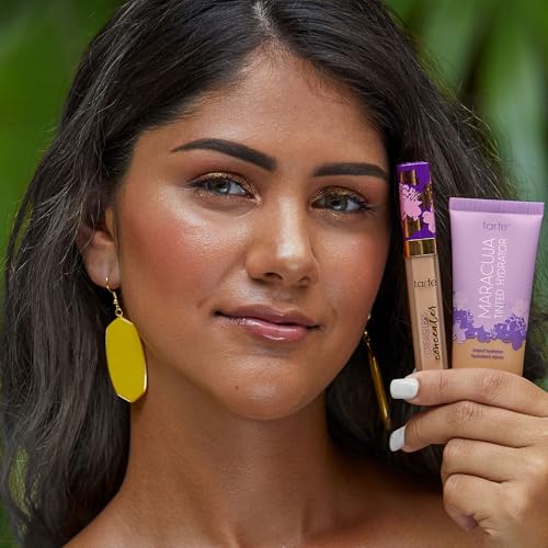 tarte maracuja tinted moisturizer ? Lightweight Sheer Foundation with Buildable Longwear Coverage, Hyaluronic Acid, Turmeric, Aloe for Hydrated Skin, Vegan & Cruelty Free