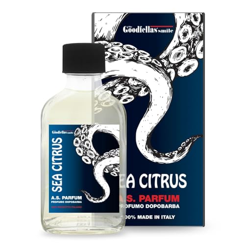 The Goodfellas' smile, SEA CITRUS (Sea Air with Lemon) Aftershave Lotion, Refreshes & Tones, 100ml, Made In Italy