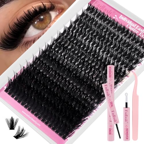 100D Manga Eyelash Extension Kit - D-Curl 8-16mm Clusters