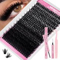 100D Manga Eyelash Extension Kit - D-Curl 8-16mm Clusters