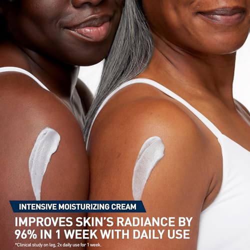 CeraVe Intensive Moisturizing Cream,Body Moisturizer With Shea Butter,72H Hydration + Skin Barrier Repair,Fragrance-Free Body Lotion For Extremely Dry Skin,19oz,(Pack of 2)