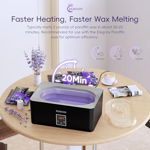 Paraffin Wax Machine Bath Kit for Hands & Feet - 4000ml Rapid Heating