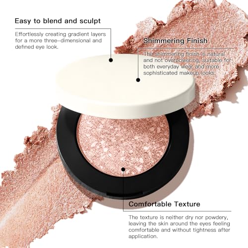 Metallic Holographic Eyeshadow - Color-Shift, 24-Hour Wear