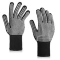 Heat Resistant Gloves with Silicone Grip - 2 Pack