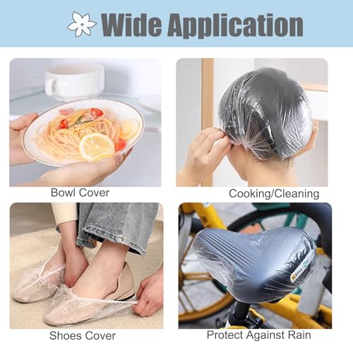 Large Size Disposable Shower Caps 50cm Waterproof Hair Cover Pack of 100