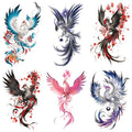 Temporary Tattoos for Adults & Kids - 6 Waterproof Sheets