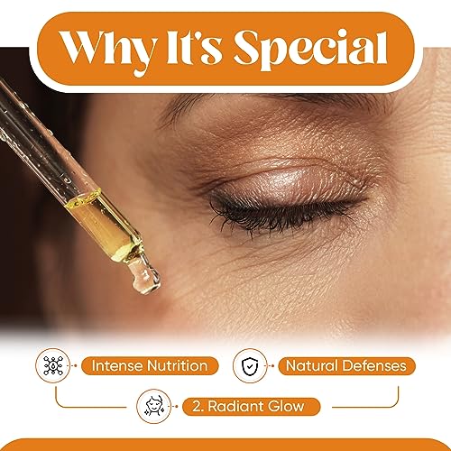 Liquid Magyk Face Oil Hydrating Facial Oil Serum with Silk Amino, Fats, Antioxidants Carotenoids, Lycopene and Vitamins E, C & A