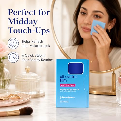 Oil Blotting Sheets for Oily Skin - 120 Sheets (2 Pack)