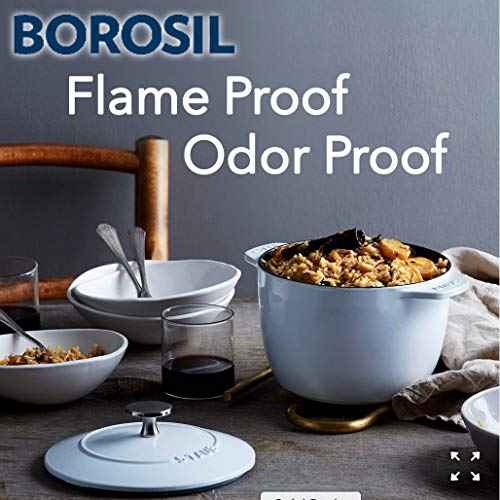 Borosil VCLM305 Vision Classic Large Mug [Set of 4] Clear Lightweight & Durable Drinkware, Drinking Mug For Coffee, Tea, or Latte, Heat Resistant, Dishwasher Safe |10 Ounce Cups