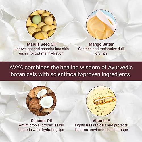 Avya 2-In-1 Lip Scrub & Balm with Marula & Mango