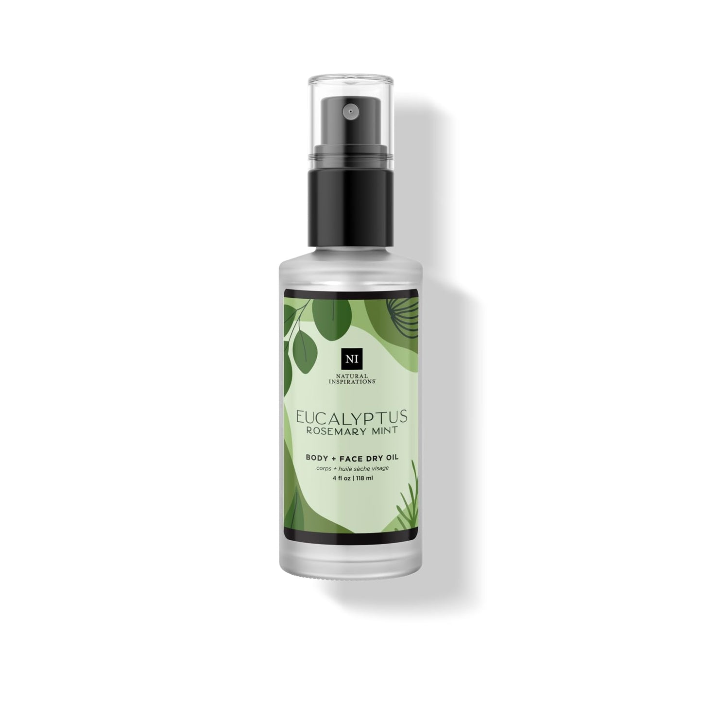 Natural Inspirations Eucalyptus Rosemary Mint Body & Face Dry Oil 4oz