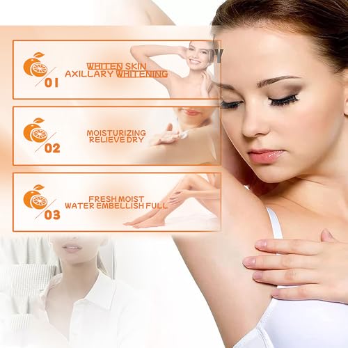 Crema para Aclarar las Axilas y Partes Intimas, Para Piel Entrepierna, Manchas Codos, Piernas Zonas, ?ntimas Cara Axilas, Rodillas Cuello 50G (1 bottles loci?n de cuidado de axilas y partes intimas)