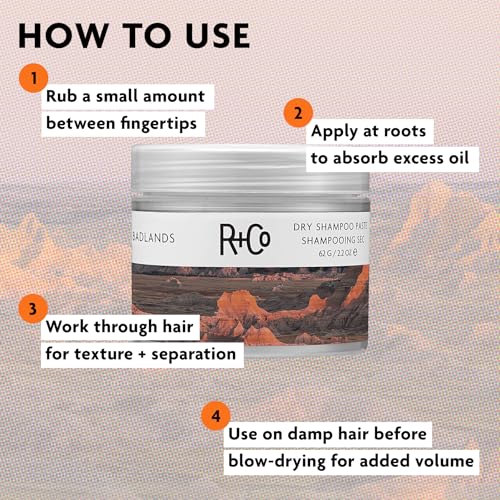 R+Co Badlands Dry Shampoo Paste | 2-in-1 Styling