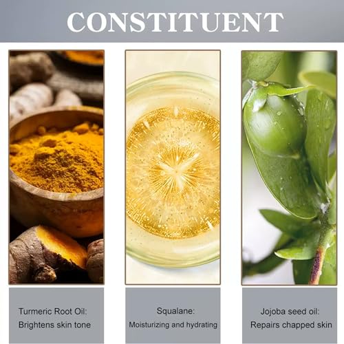 Turmeric Lip Scrub & Balm for Dark Lips, 2 Pack