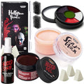 Halloween SFX Makeup Kit with Scar Wax, Fake Blood & Face Paint