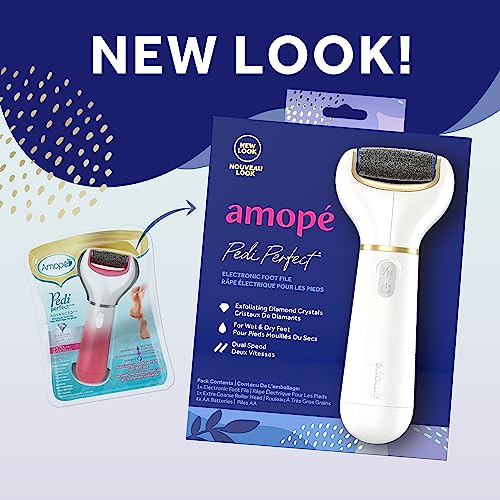 Amope Pedi Perfect Electric Callus Remover Foot File for Hard Skin