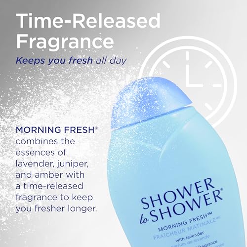 Shower to Shower Talc-Free Body Powder, 8 Oz (3 Pack)