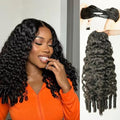 Burmese Curly Crochet Hair Extensions - 14 Inch, 120g, Pre-Looped