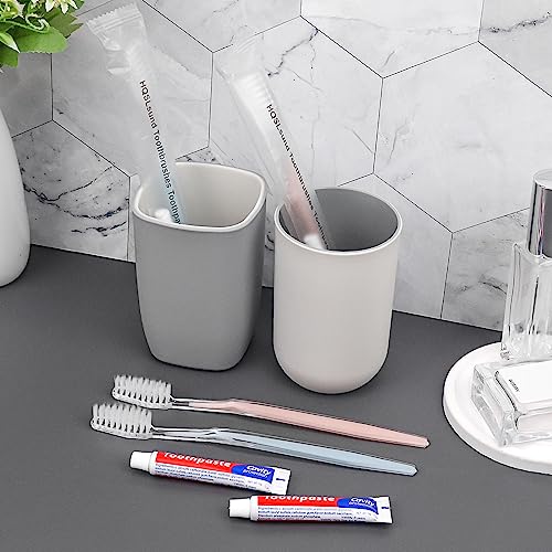 100 pcs Disposable Toothbrushes with Toothpaste Individually Wrapped, 2 Color Toothbrushes and Toothpaste 10g, Bulk Toothbrushes Toothpaste for Homeless,Airbnb,Hotel