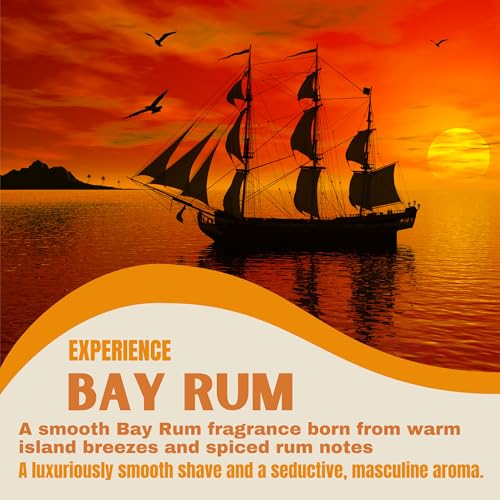 G.B.S GENTS Shaving Soap Set ? Sandalwood & Bay Rum Natural Shave Soaps with Stainless Steel Lather Bowl ? Rich Creamy Lather, Shea-Infused, Long-Lasting Men¡¯s Wet Shave Essentials
