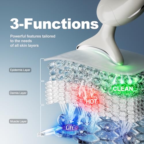 7-in-1 Red Light Face Massager with Heat Therapy & Neck Lift