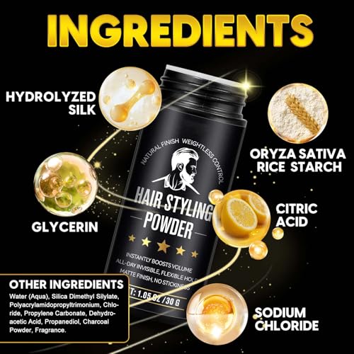 ZODENIS Hair Styling Powder for Men - 30g Volumizing Texture 2 Pack