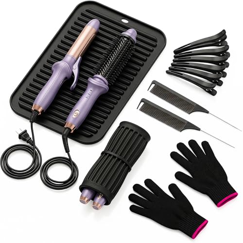 Heat Resistant Gloves Kit - 12Pc Hair Styling Tool Set