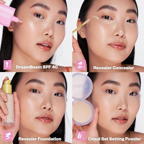 Kosas DreamBeam SPF 40 Mineral Sunscreen for Face - Hydrating Makeup Prep