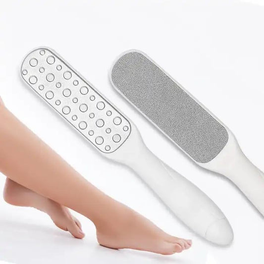 Foot File Dead Skin Remover | Hygenic Stainless Steel | Pedicure Professional Double Sided Rasp Callus Dead Heel Skin Remover for Wet and Dry Feet