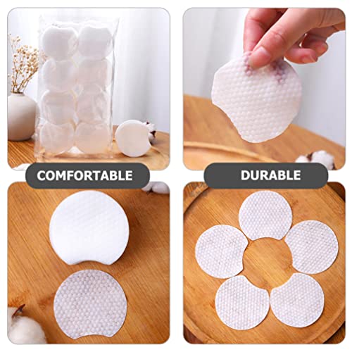 Beavorty Cotton Pads 900pcs Non-Woven Makeup Remover Facial Cleansing Rounds