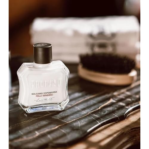 Proraso After Shave Balm - Oatmeal & Green Tea - Nourishing & Gentle Formula After Shave Cream for Sensitive Skin - Premium Italian Shaving for Men - 3.4oz