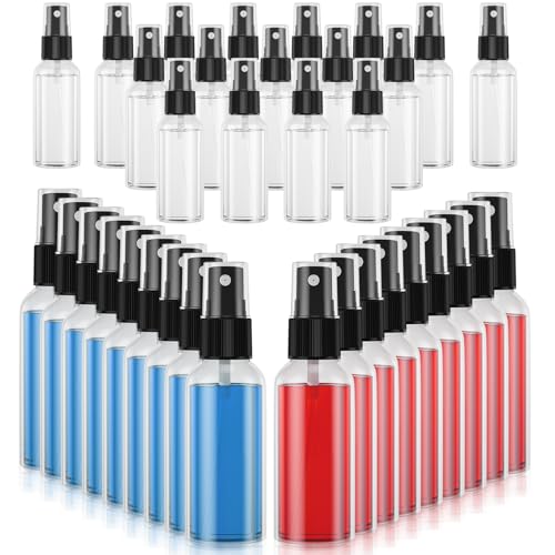 EPHECH 50-Pack 4oz Travel Spray Bottles, Clear Refillable Fine Mist