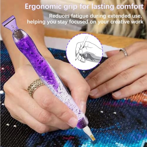 5D Diamond Painting Pen Kit 26-Piece with 15 Nibs & Accessories