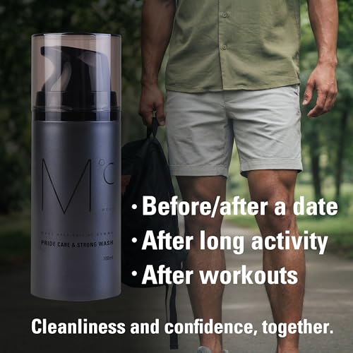 Mdoc Men¡¯s Strong Cooling Intimate Wash, Gel Cleanser for Odor Control, Hygienic Freshness & Daily Care, All Skin Types, 100ml