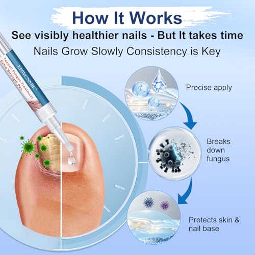Toenail Fungus Treatment Pen 25% Undecylenic Acid - 6 Pack