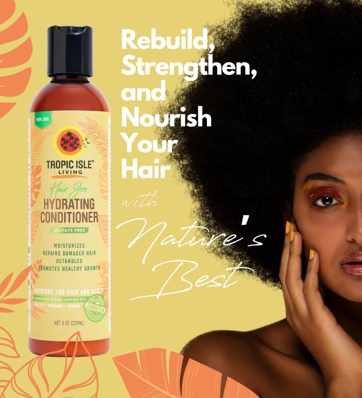 Tropic Isle Living Hair Care Set: 4x Hydrating Conditioners & Oil